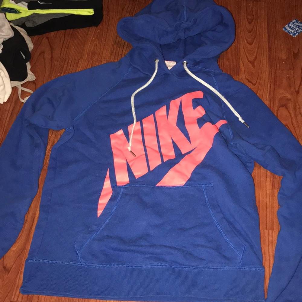 Blue NIKE hoodie